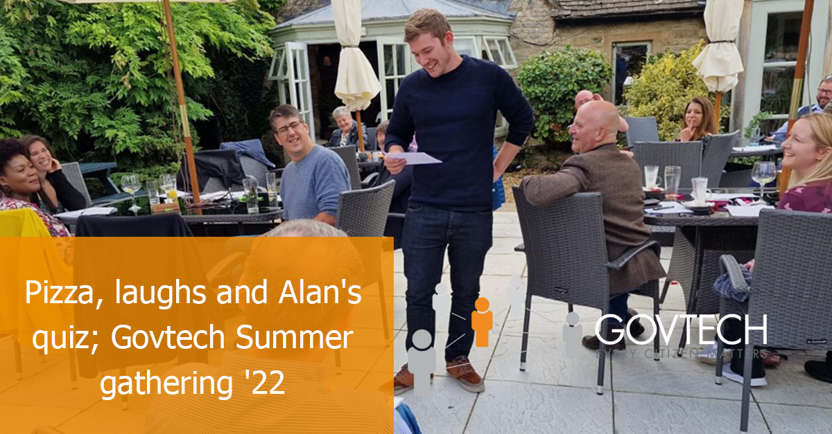Pizza, laughs and Alan's quiz; Govtech Summer gathering '22