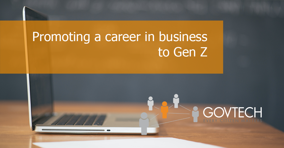 Promoting a career in business to Gen Z